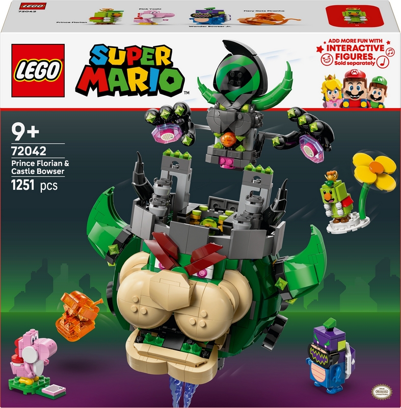 LEGO Super Mario 72042 Princ Florian a hrad Bowser